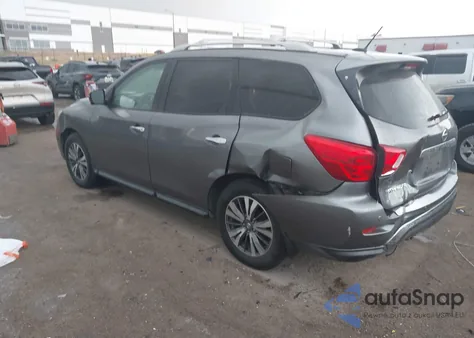 2017 Nissan Pathfinder Sl из США, поврежденный, VIN 5N1DR2MN2HC907105